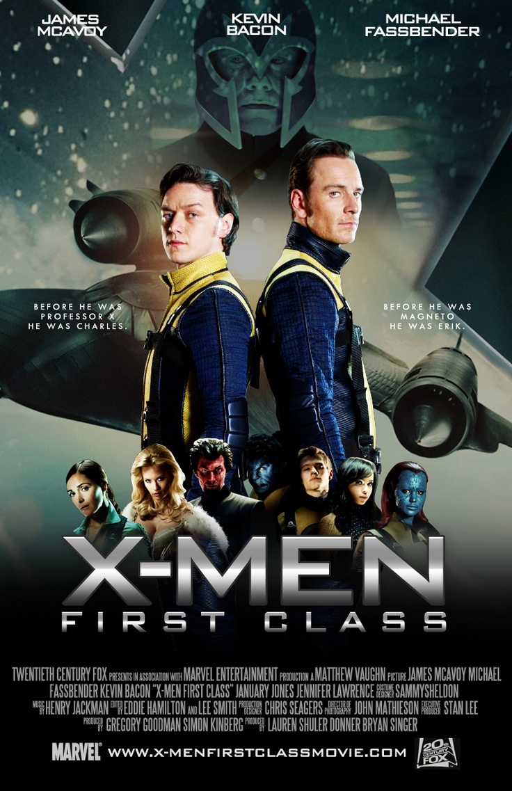 x men first class character poster