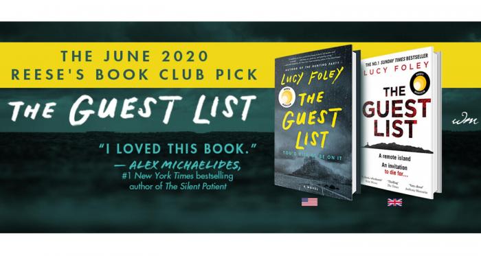 News Lucy Foley S The Guest List Chosen For Reese S Book Club Curtis Brown